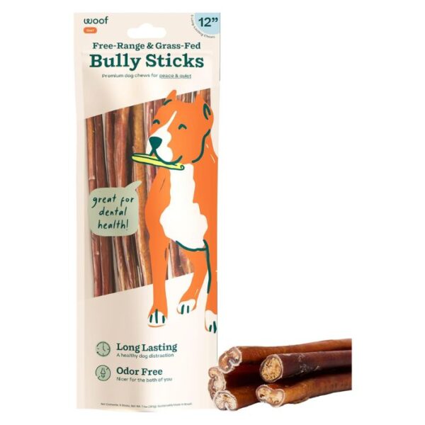 WOOF Bully Sticks Dog Treats