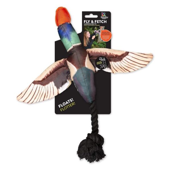 Spunky Pup Fly & Fetch Plush Dog Toy
