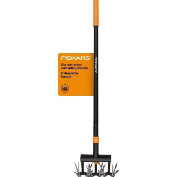 Fiskars Tiller Cultivator for Garden and Lawn
